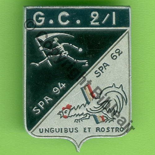 MOR A0531 1939.42 A0531NH GC.II.1 MORVAN Alu peint  SM 2Griffes Dos lisse No138 30x40mm Src.Y.GENTY 550Eur09.24 